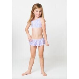 Shade Critters Girls Retro Python Bikini Swimsuit Size 7 NWT $54 UPF 50
